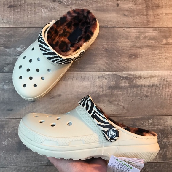 CROCS Shoes Crocs Classic Lined Animal Remix Clog Poshmark